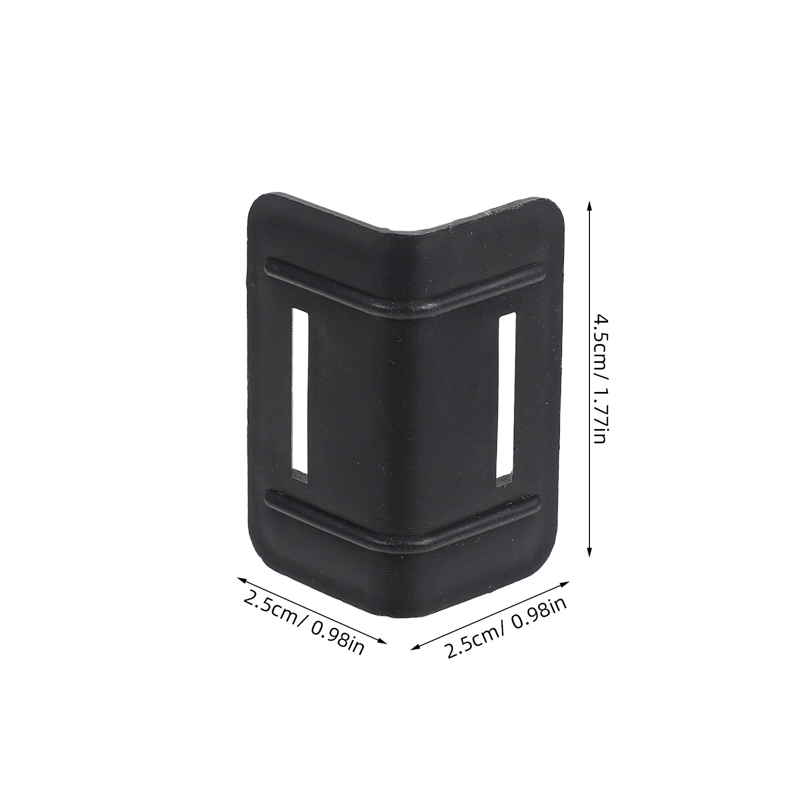 100Pcs Cargo Strap Edge Protectors Heavy-Duty Plastic L-Shaped Packaging Corner Guard Secure Transport Protection