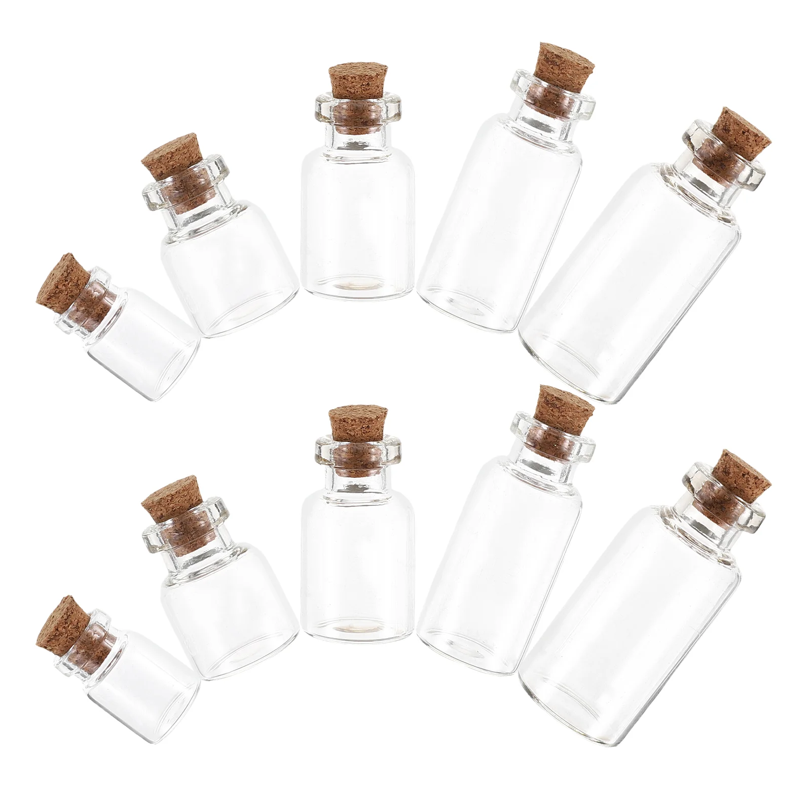 Small Containers with Lids Glass Test Tube Crafts Cork