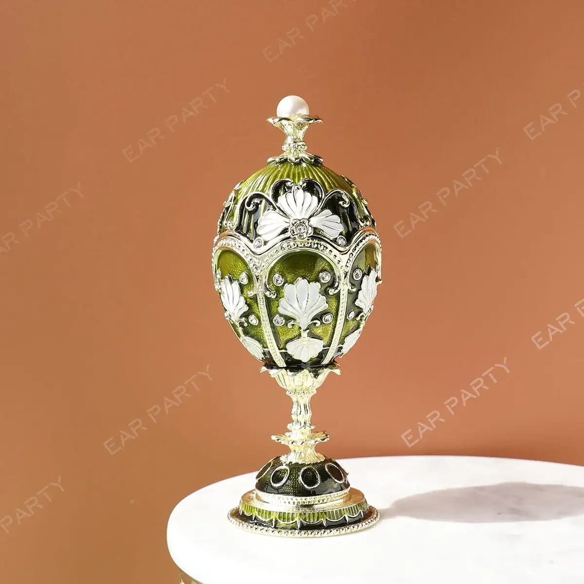 Russian Easter Egg Enamel Jewelry Box Storage Box Ornament Gifts for Girlfriends and Girlfriends
