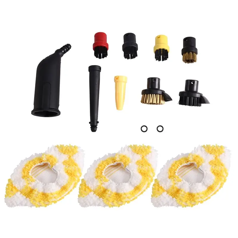 

X11A For Karcher SC2& SC3 Easyfix Steam Cleaner Replacement Parts:Steam Brush, Floor Mop, And Cleaning Cloth Accessories