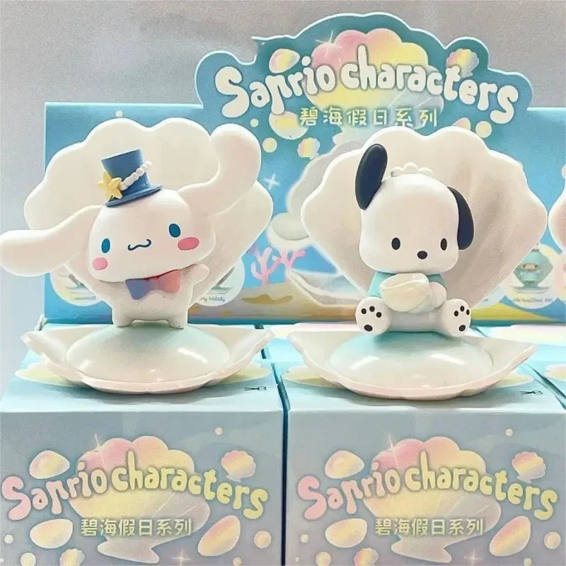 กล่องสุ่มของเล่น Sea Holiday รุ่น Tide Play ของตกแต่งมือถือ ของขวัญวันเกิดสำหรับเด็กผู้หญิง ตัวละครอนิเมะ ถุงเซอร์ไพรส์ โมเดลน่ารัก ของสะสมสำหรับแฟนคลับ