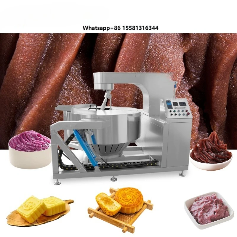 Automatic Planetary Mixing Cooking Machine for Jam Fruit Paste Bean Paste Cream Filling Chocolate Sauce Honey Syrup