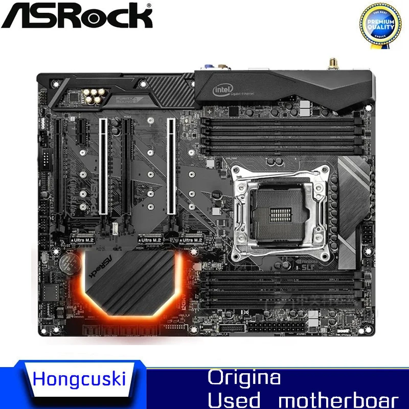 

Used For ASROCK X299 KILLER SLI/ac Original Desktop Intel X299 DDR4 Motherboard LGA LGA 2066 USB3.0 M.2 SATA3