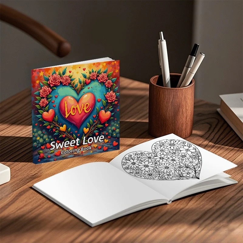 Adult Coloring Tracing Book Thick Paper Graffiti Drawing Notebook