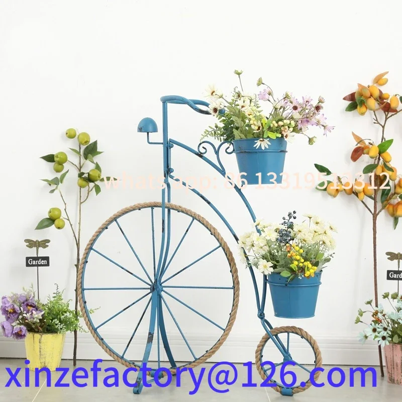 

Customizable Home Decor Garden Decor Outdoor Balcony Courtyard Ornaments Creative Retro Iron Flower
