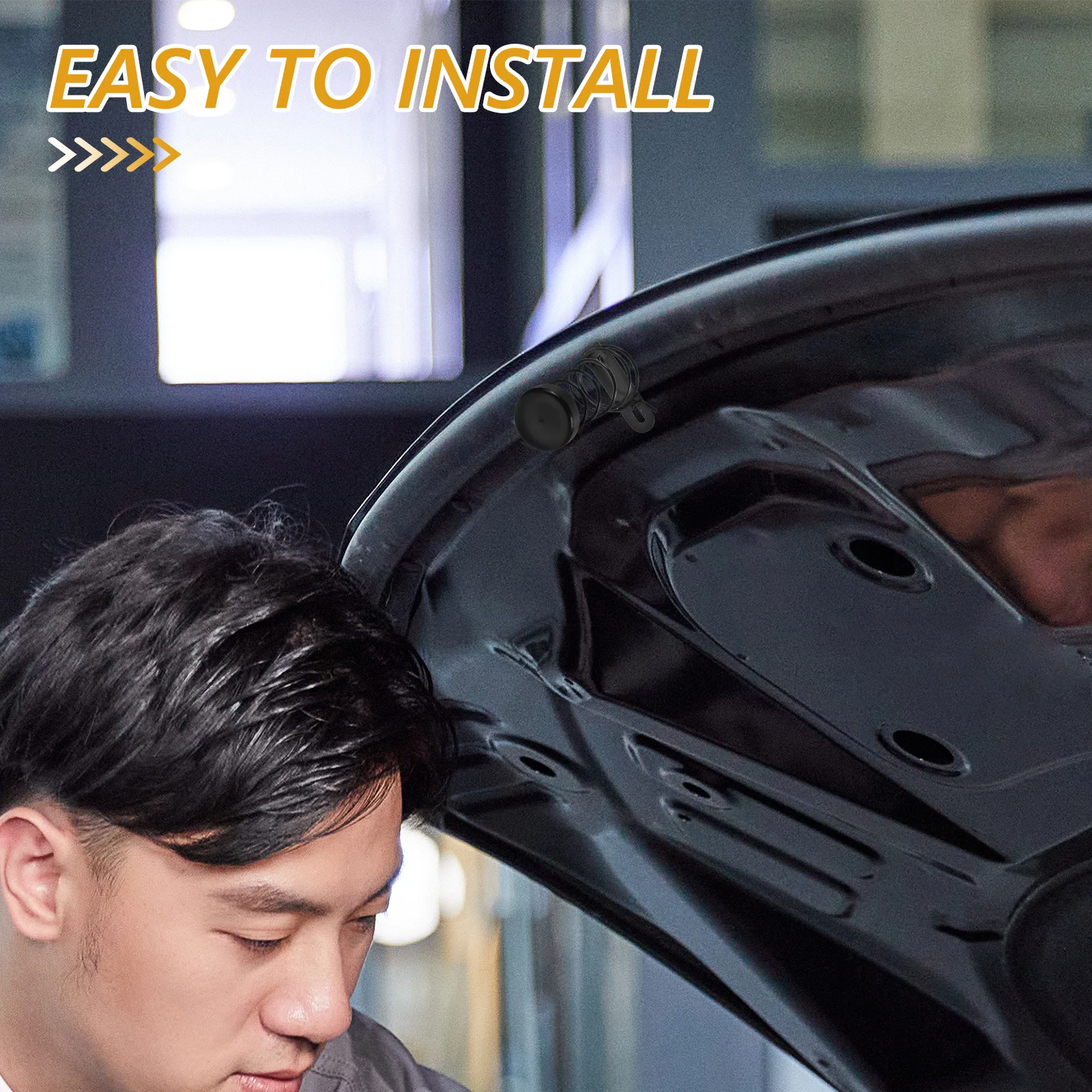

Automotive Engine Hood Spring Pad Robust Upgrade Prevents Wobbling Noise Easy Installation Compatible Car Hood Parts