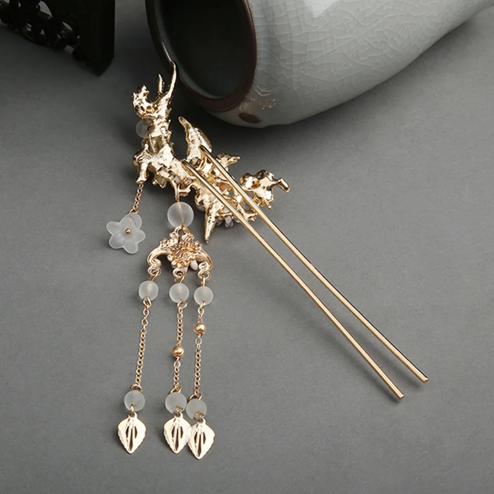 Hairpin Women Stick Clips Accessories Sticks for Buns Alloy Chopsticks Long Women's