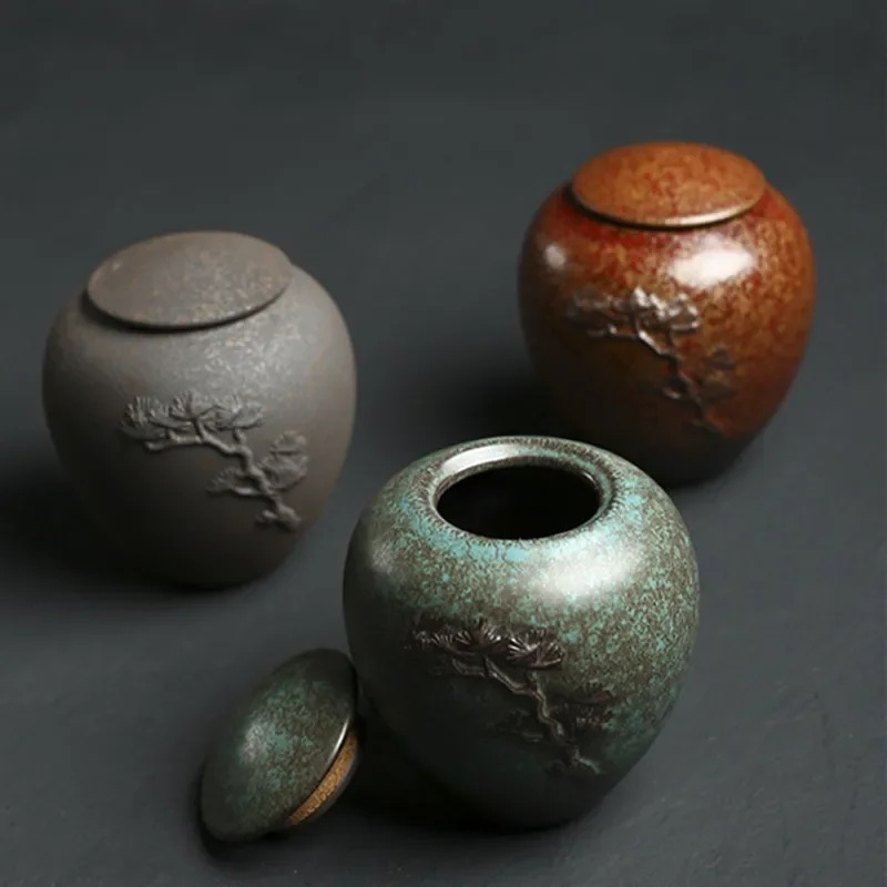 

Ceramics Ashes Urn Handpainted Cremation Urn Funeral Ashes Holder Pet Memorial