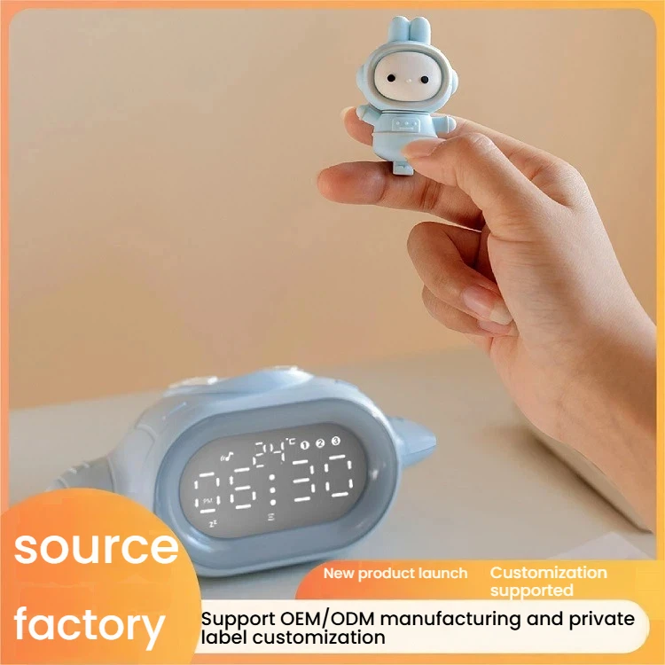 HQ lti-Functional Smart LED Cartoon Alarm Clock for Kids and Students, Dedicated Wake-Up Time Manager