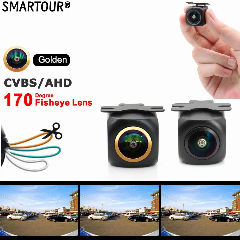 

170 degrees Car Rear View Camera Full HD Night Vision Reverse AHD CVBS Universal Vehicle Parking Camera Waterproof Anti-fog 720P