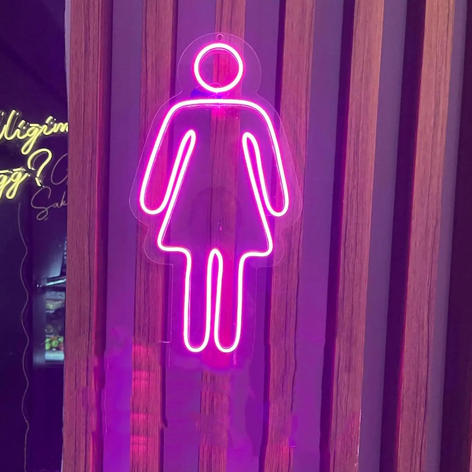 Public Restroom Symbol LED Neon Sign USB Powered Neon Light Bar Restaurant Cafe Club Boutique Salon Bathroom Warning Decor Lamp