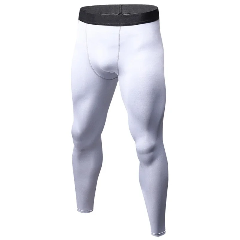 Pantaloni da allenamento attillati da uomo PRO sport Fitness pantaloni da corsa pantaloni ad asciugatura rapida Running Leggings da allenamento