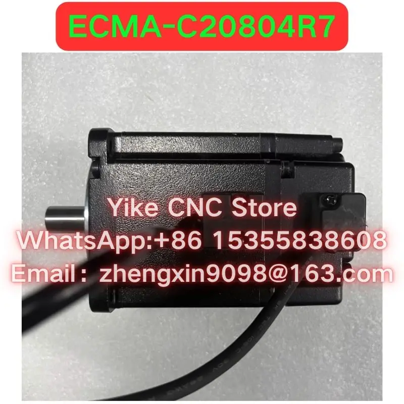 Used ECMA-C20804R7 Servo Motor Functional test OK Fast delivery
