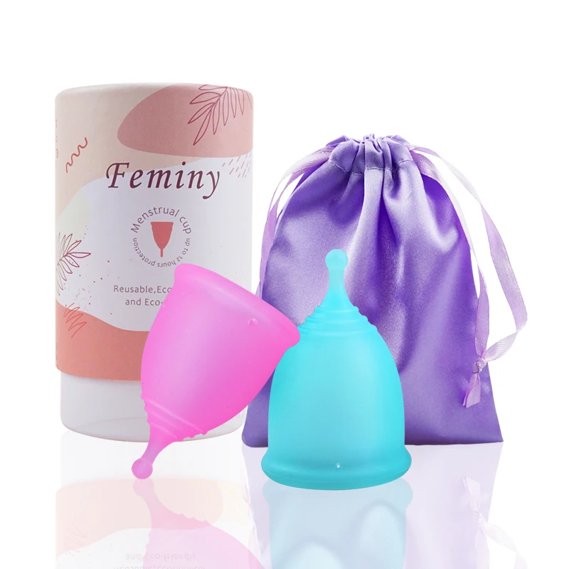 Lady Reusable Soft Certified Silicone Cup and Cup Case Kit