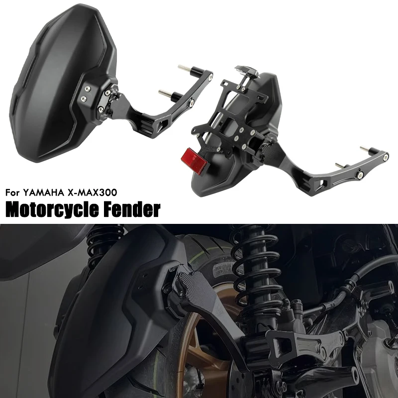 

Motorcycle Rear Fender Bracket Mudguard Eliminator License Plate Holder For YAMAHA X-MAX 300 XMAX 250 XMAX300 XMAX250 2017-2025