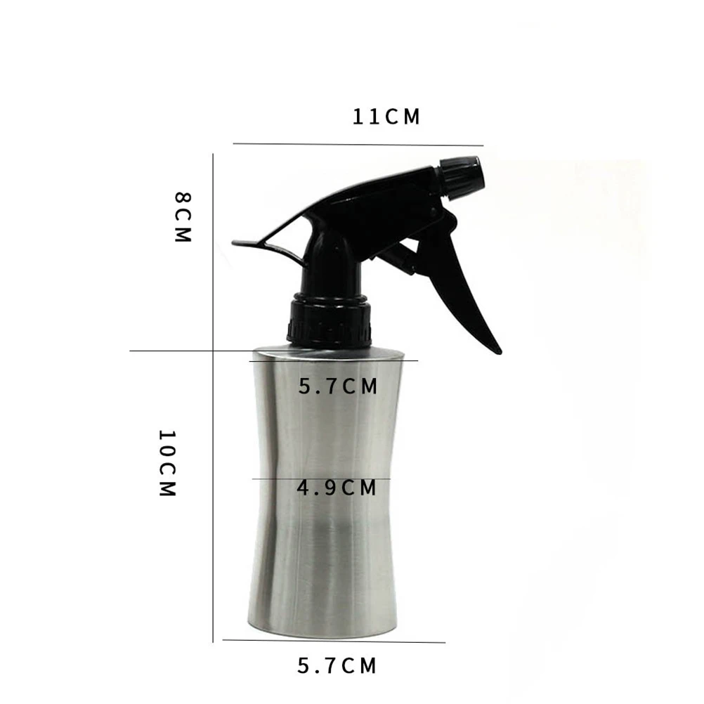 

1Pc Stylish Stainless Steel Water Sprayer Ideal For Hair Body Plants And Cleaning 220Ml