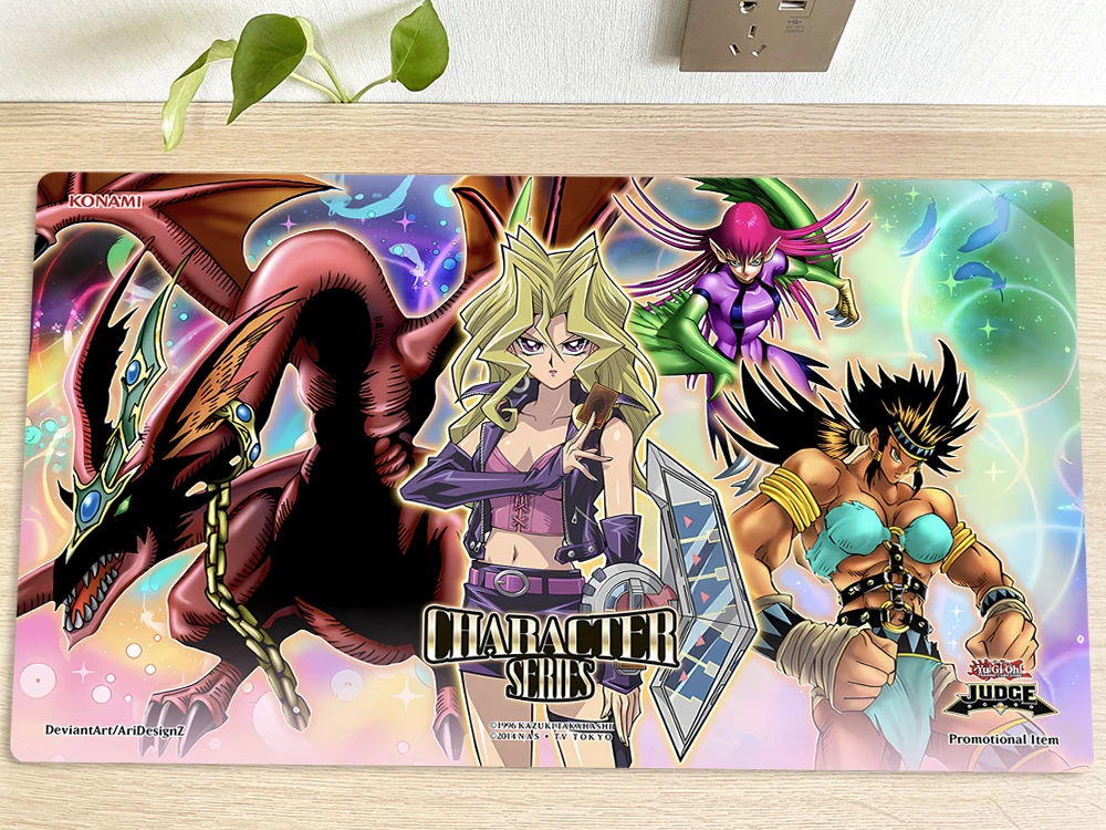 

YuGiOh Table Playmat Mai Valentine TCG CCG Mat Trading Card Game Mat Mouse Pad Gaming Play Mat Mousepad 60x35cm Free Bag