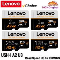 Original Lenovo Memory Card 128GB 256GB 512GB High Speed Micro TF SD Card 1TB 2TB For Phone/Computer/Camera SD Card Dropshipping