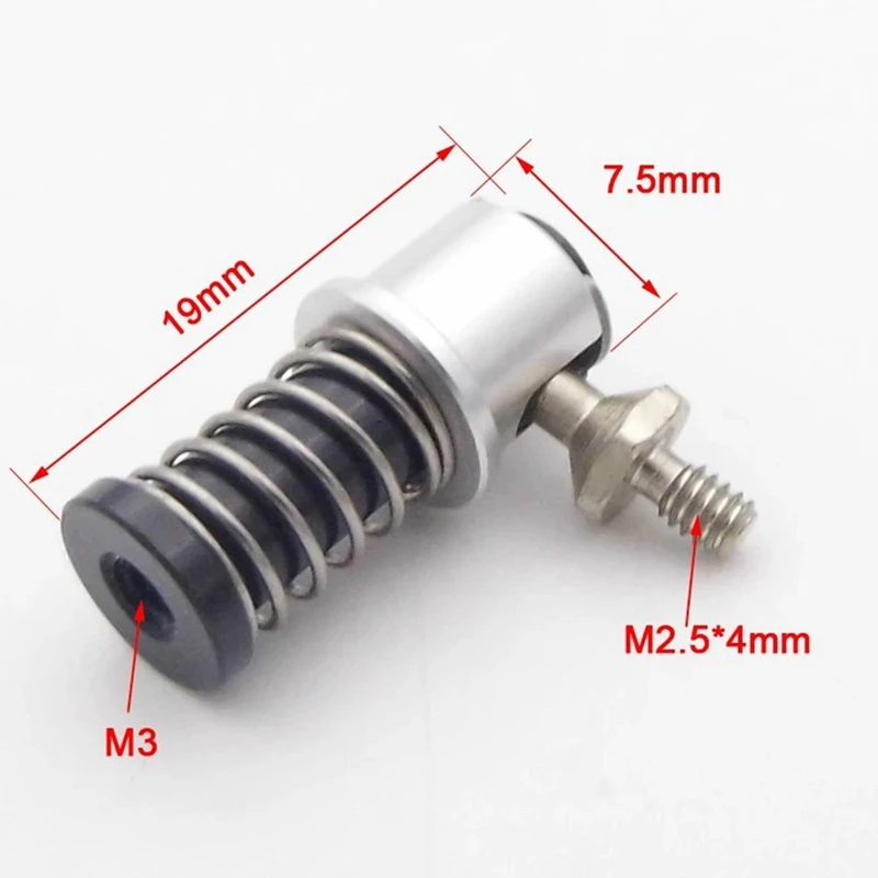 Liberação rápida m3 tirante final ligação bola cabeça final push rod end conector para rc modelo barco carro avião