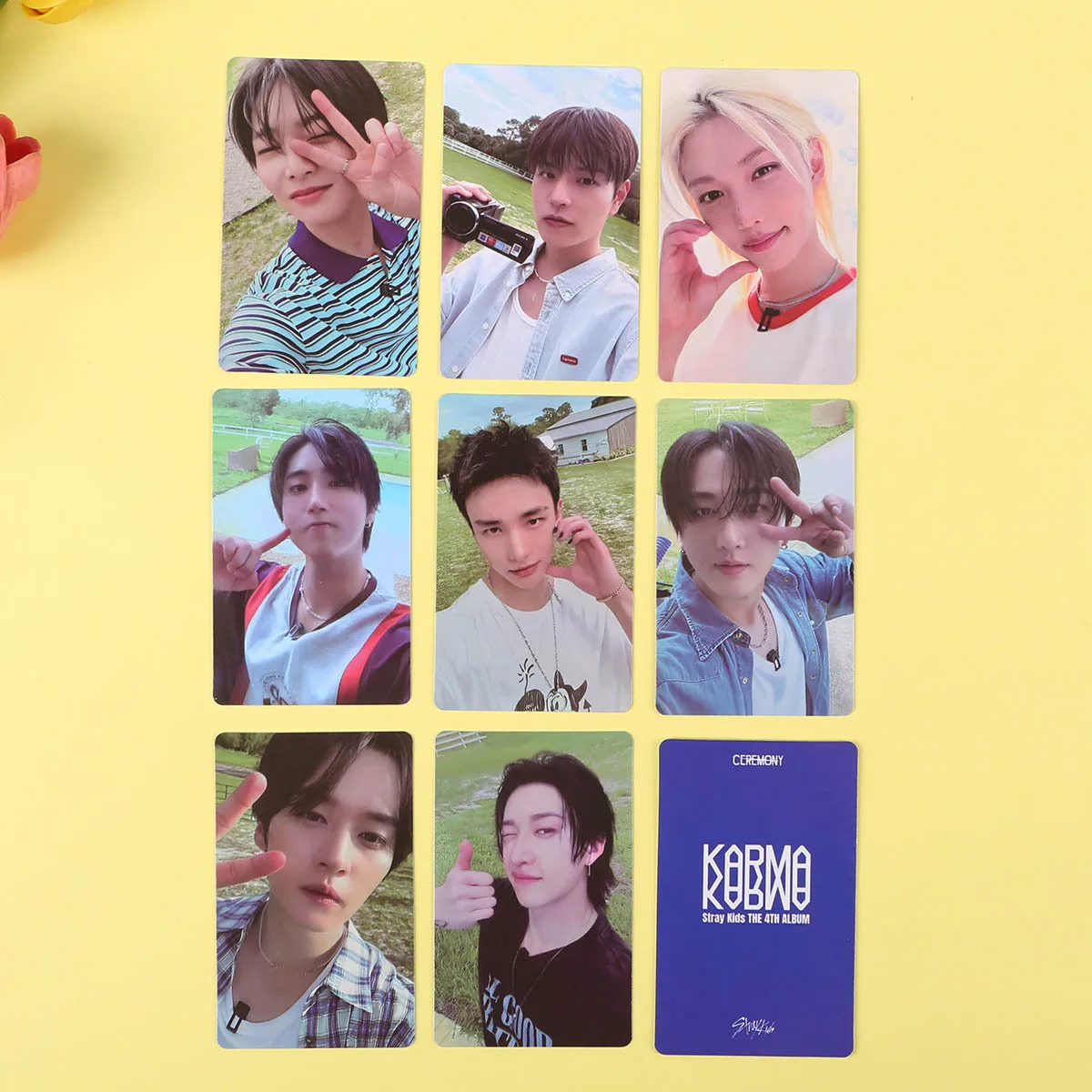 

Stray Kids boy band star card SKZOO peripheral star song card Chinese card collection card