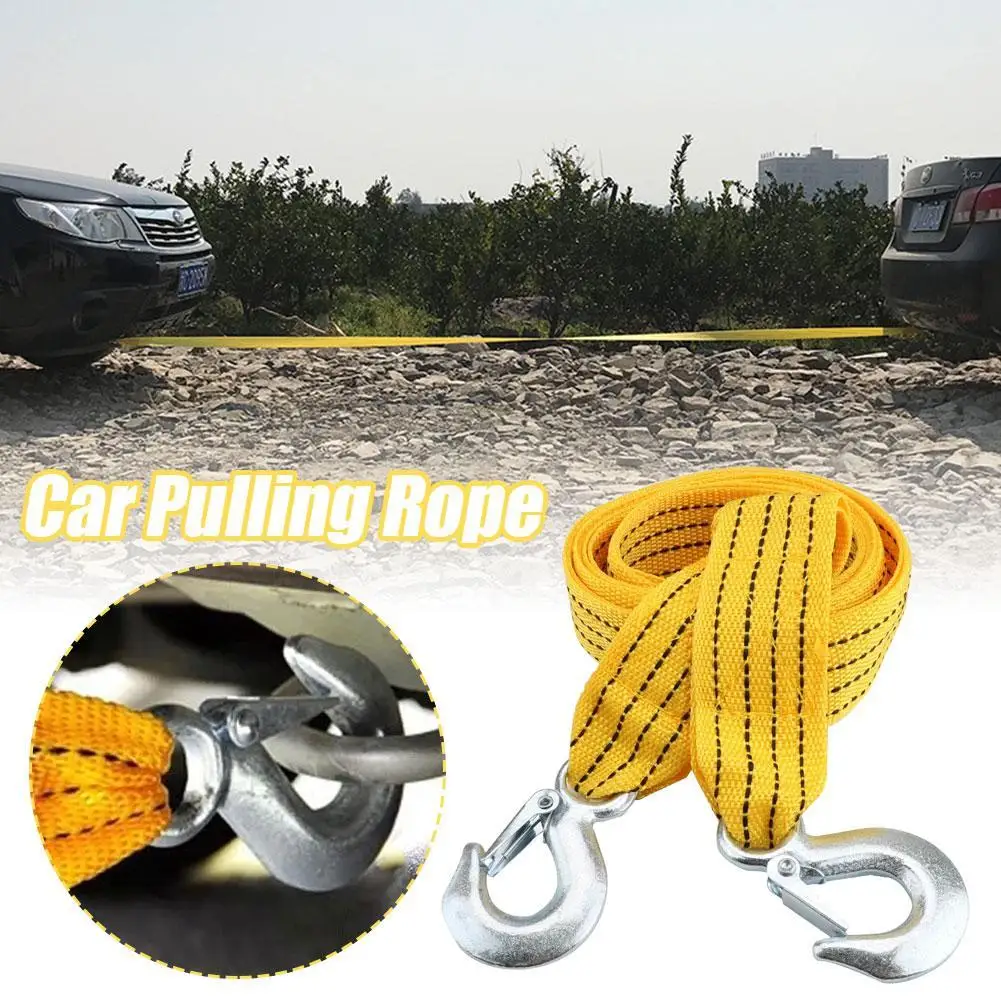 Car Tow Rope Off-road Thickened Trolley Pallet Truck Tow Rope Cart Powerful Tow Rope Rescue Car Rope Car Pull X7i1