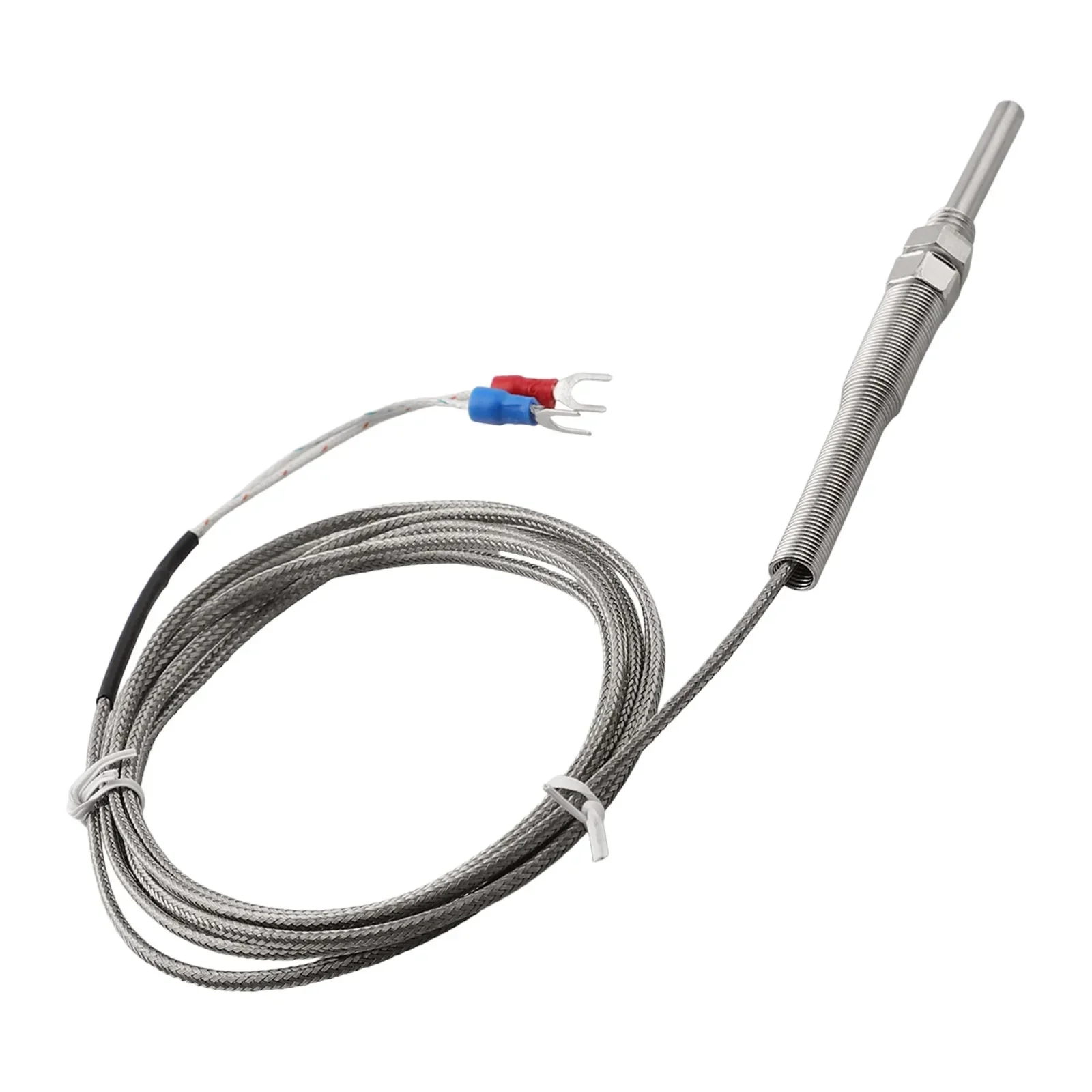 1 قطعة K-نوع التأريض الحراري-مستشعر درجة الحرارة مسبار طول 30 مللي متر مقاوم للماء K نوع التأريض الحرارية الفولاذ المقاوم للصدأ