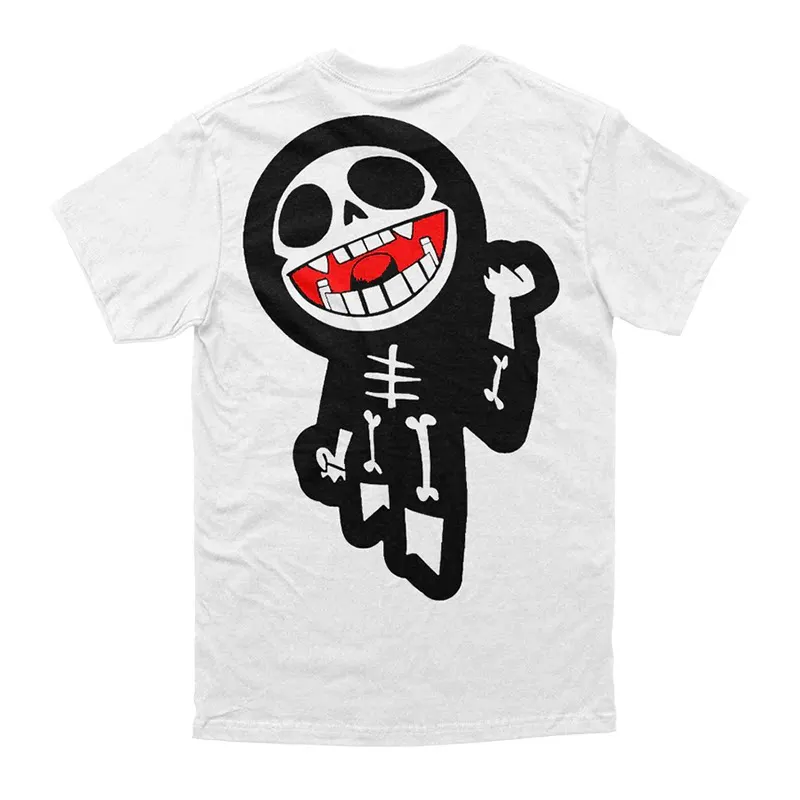 Rare British Virtual Band Gorillaz Casual High Street Short-sleeved Pure Cotton Printed T-shirt for Europe and America