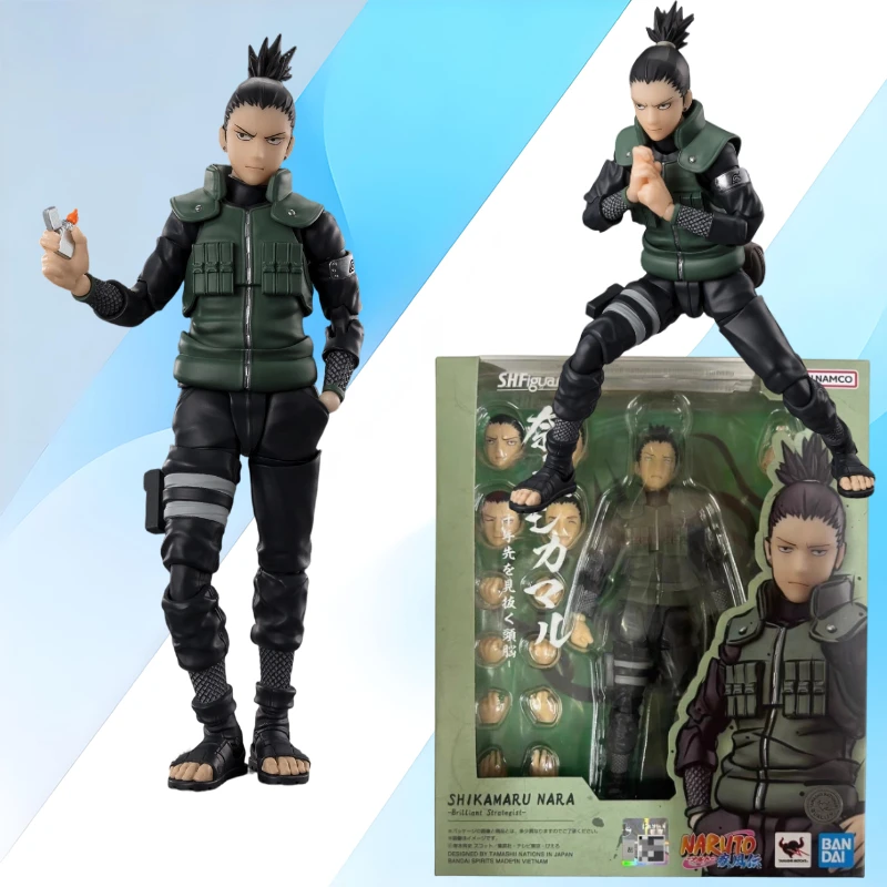 

In Stock Bandai S.H.Figuarts SHF Naruto Shikamaru Nara Shining Strategy Action Figure Model Toys