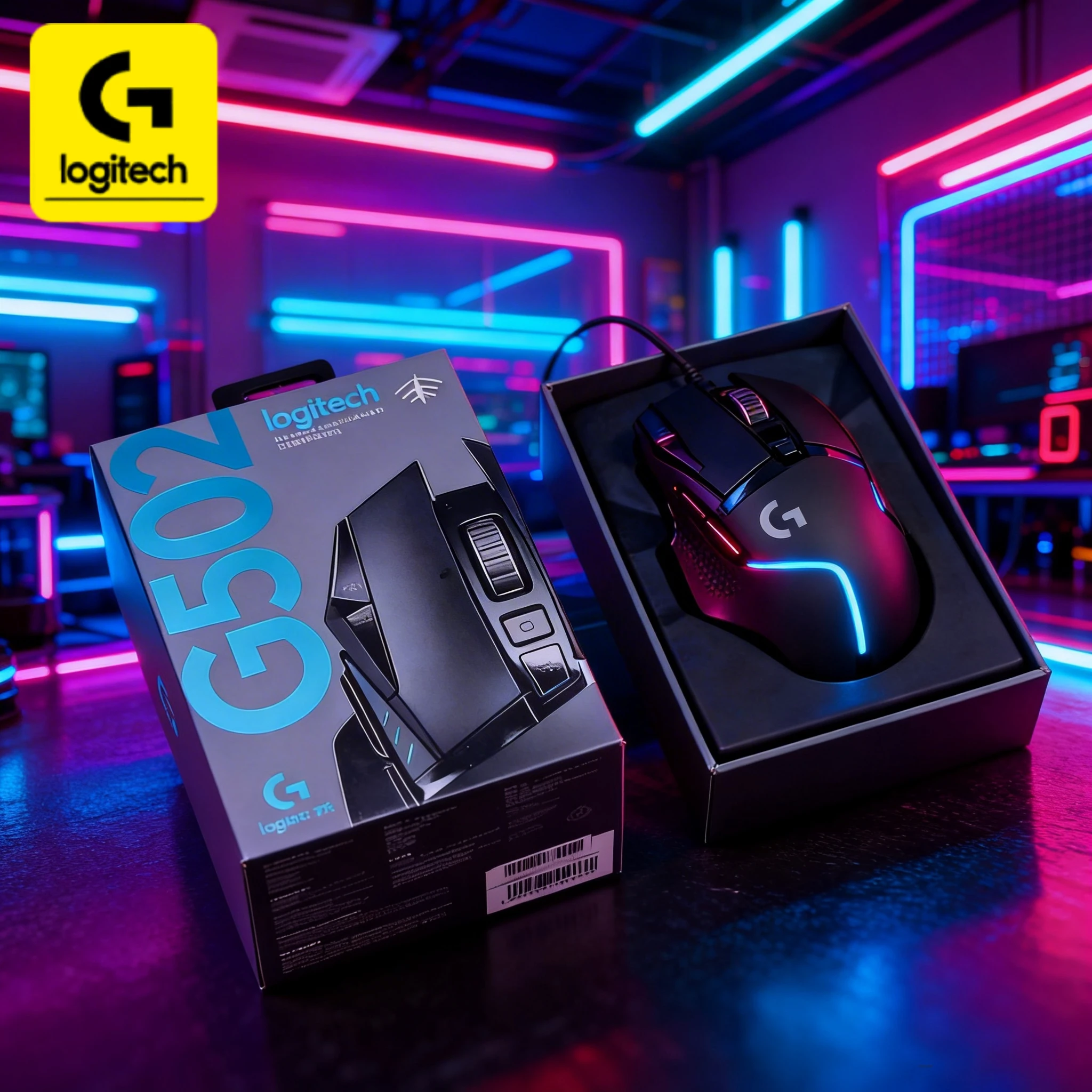 One-click kill! G502 HERO/G402 wired mouse with macro programming function, trigger combos in PUBG with a single click.