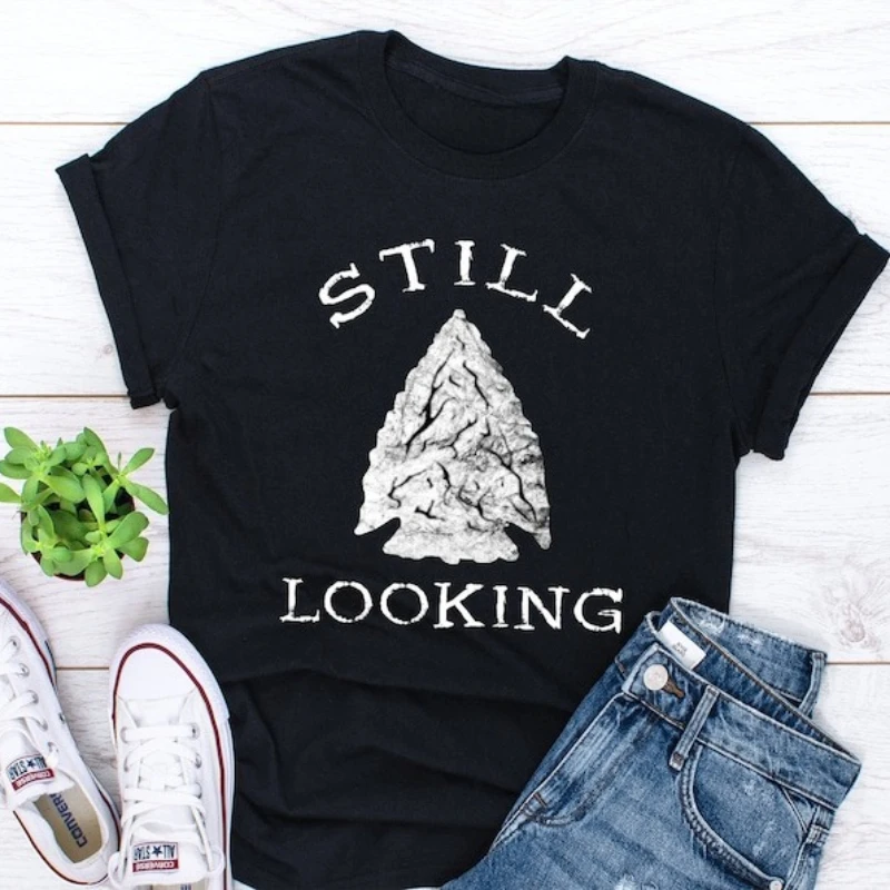 Arrowhead Hunter Flintkn apping Tee Collector Arrowhead Hunter unisex Shirt Collection Gift High quality cotton graphic tshirts