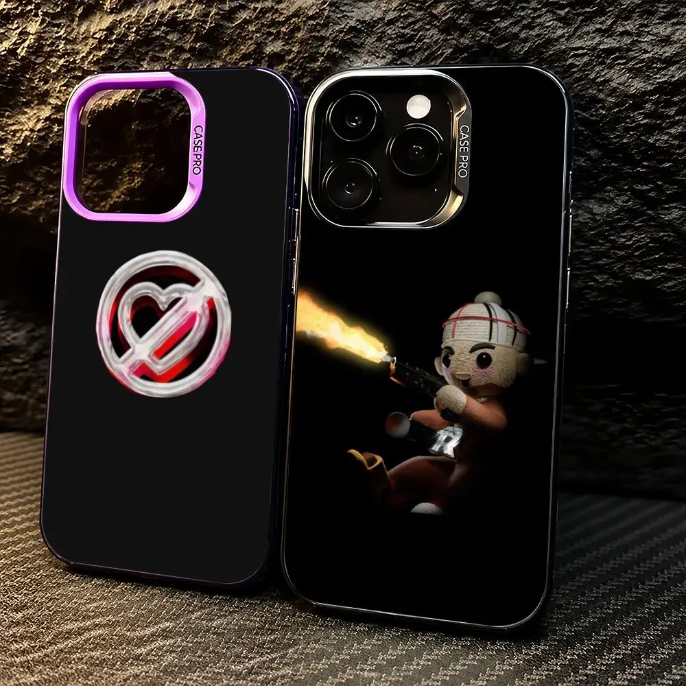 Étui de téléphone Rapper JOP F-Fuerza Regida pour iPhone 11/12/13/14/15/16/17 Pro Max, dégradé de couleur, TPU fin, antichoc