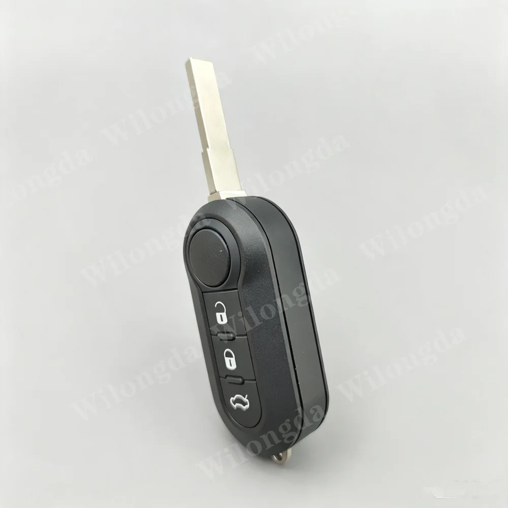 3 Button Car Key Shell Case Cover for Fiat MPV Bravo Ducato 500 Doblo Grande Punto Qubo for Peugeot Boxer for Citroen Jumper