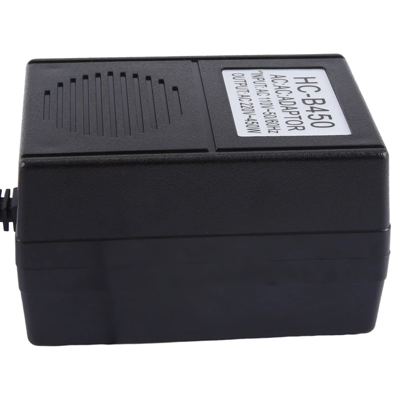 110V To 220V 450W Power Supply Transformer Oxygen Concentrator Use Converter With Power Adapter US Plug Durable Easy To Use