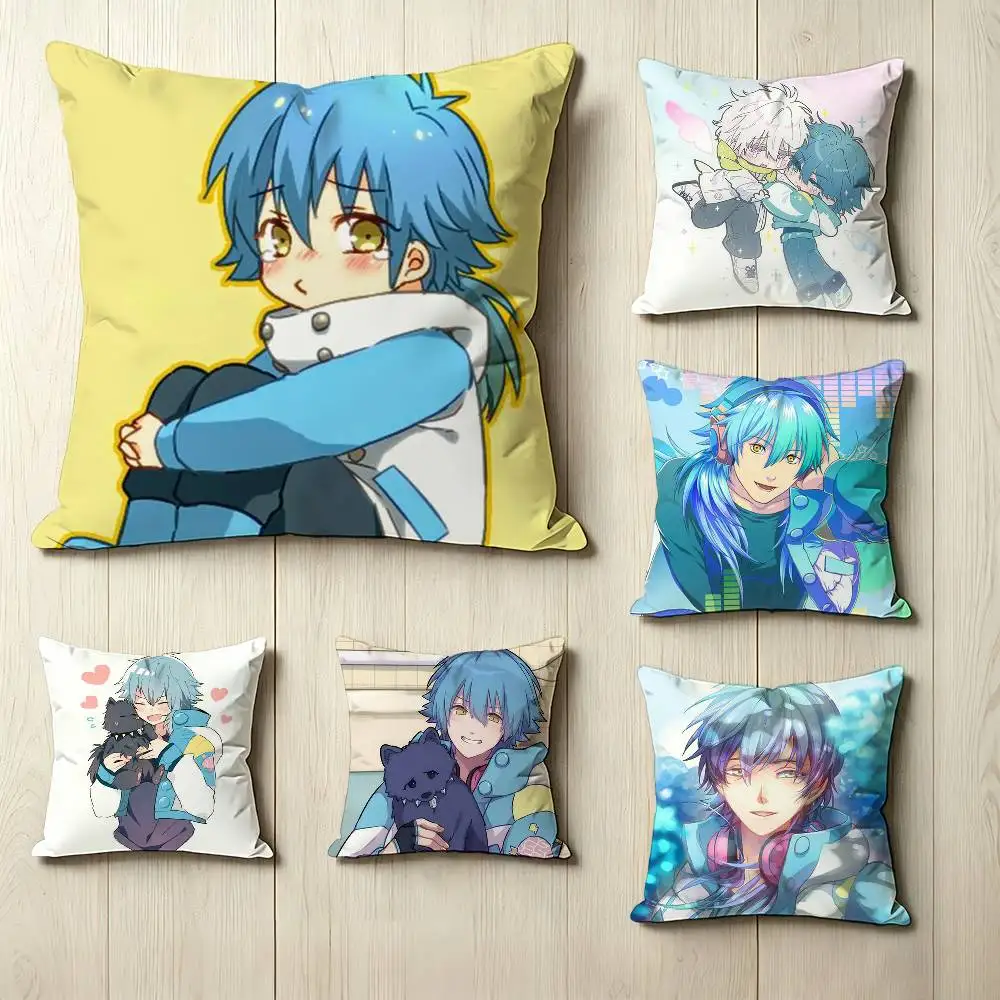 

D-DRAMAtical M-Murder Seragaki Aoba Square Double-Sided printed Pillow Case Bedroom Bedside Pillow Sofa Cushion Cover
