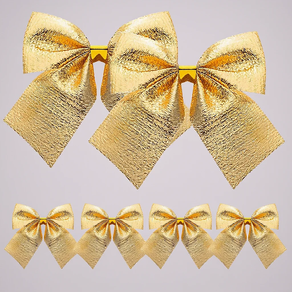 

Christmas Tree Ornaments Decorations Craft Supplies Cabinet Bows Vintage Hanging Man Bowknot