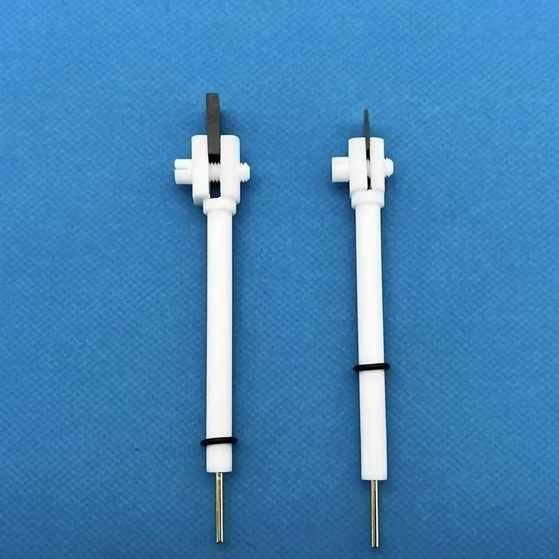 

6mm PEEK working electrode clip 3mm Miniature platinum electrode clamp clip with 2mm gap can be invoiced