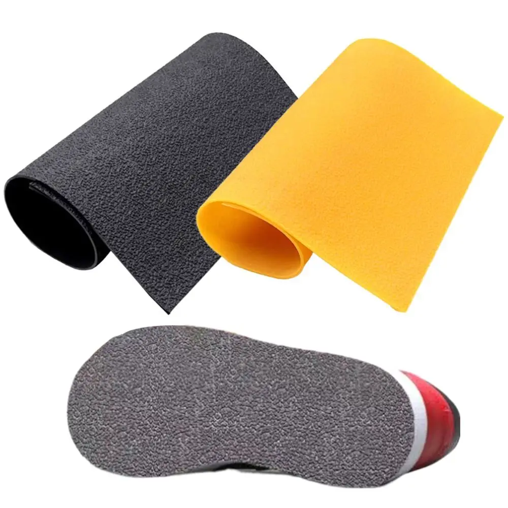 Wearable Rubber Non-Slip Shoe Stickers DIY Cuttable Wear-resistant Sole Repair Stickers Leather Compatible Thick Material