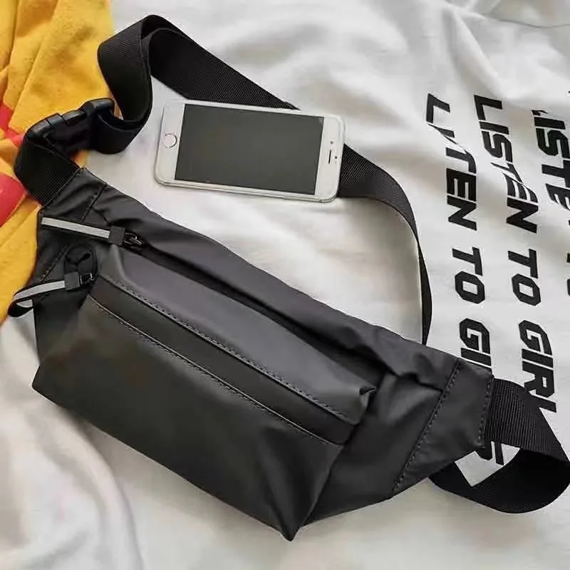 Men's Waist Bag Personality Leisure Outdoor Sports Messenger Bag Fashion Korean Version of The Trend of Cycling Bag