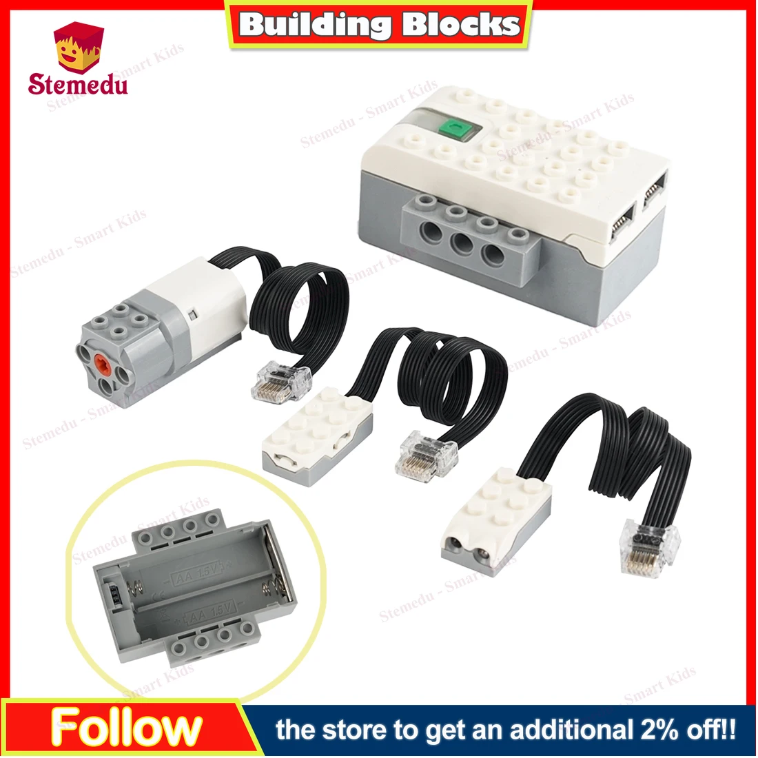 Smarthub/Motore/Sensore di movimento/Sensore di inclinazione Building Blocks per WEDO 2.0 Parti della funzione di alimentazione 20841 20844 45300 19071 Mozzo dei mattoni