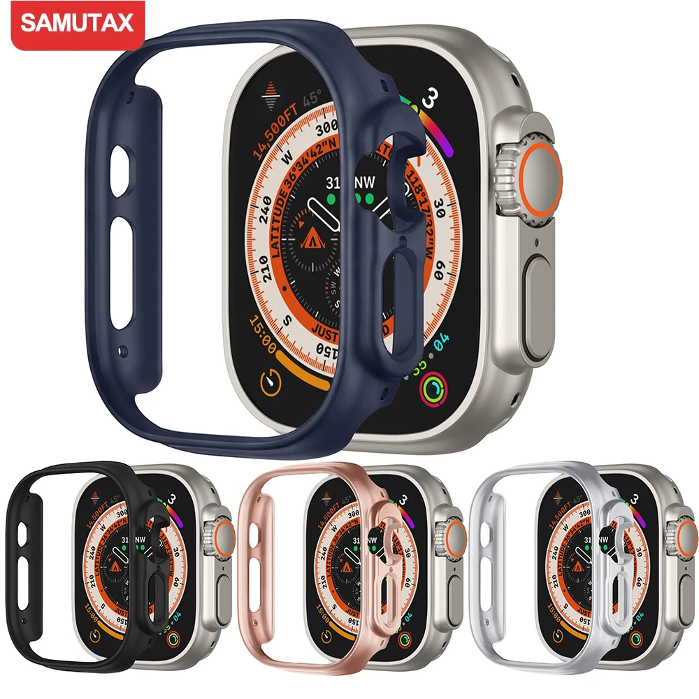 Matte Cover for Apple Watch Ultra 2 49mm Case Hard PC Shockproof Edge Protective Bumper iWatch Series Ultra 49 Mm Accessories