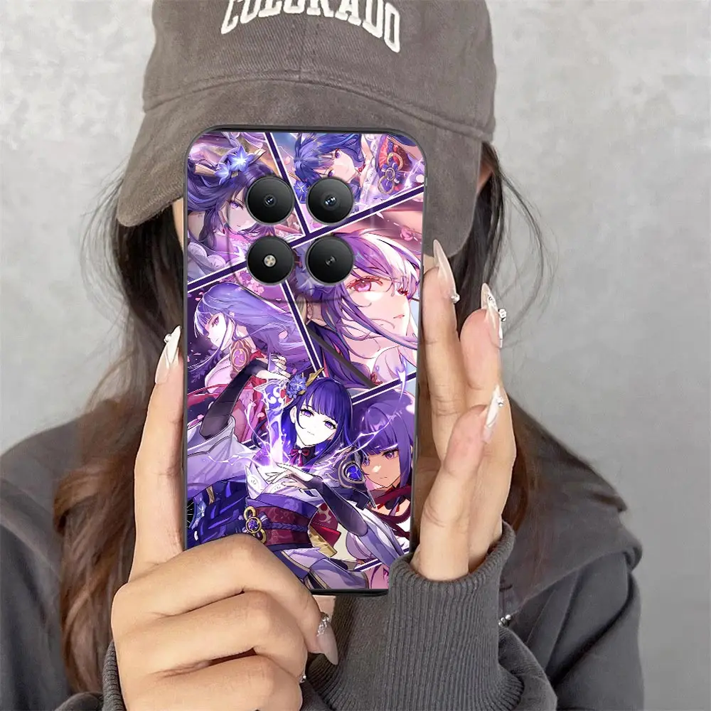 Phone Case For Redmi Note 17 15 14 14S 13 12 12S 11 11S 11T 10 10S 9 9S 8 Pro PLUS Cover Genshin Impact Kuki Zhongli Raiden Xiao