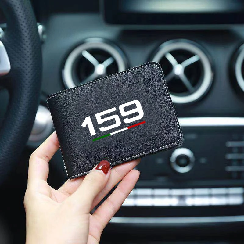 Auto Driver License Cover PU Leather Car Driving Documents Case Credit Card Holder For Alfa Romeo 159 Car Accessories