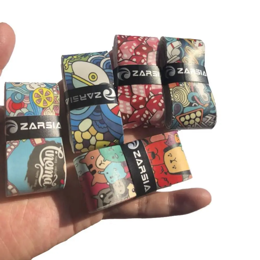 

Ручка с 3D-печатью, спортивная лента, противоскользящие прочные теннисные ручки, яркий цвет, липкая ручка, лента для руля велосипеда