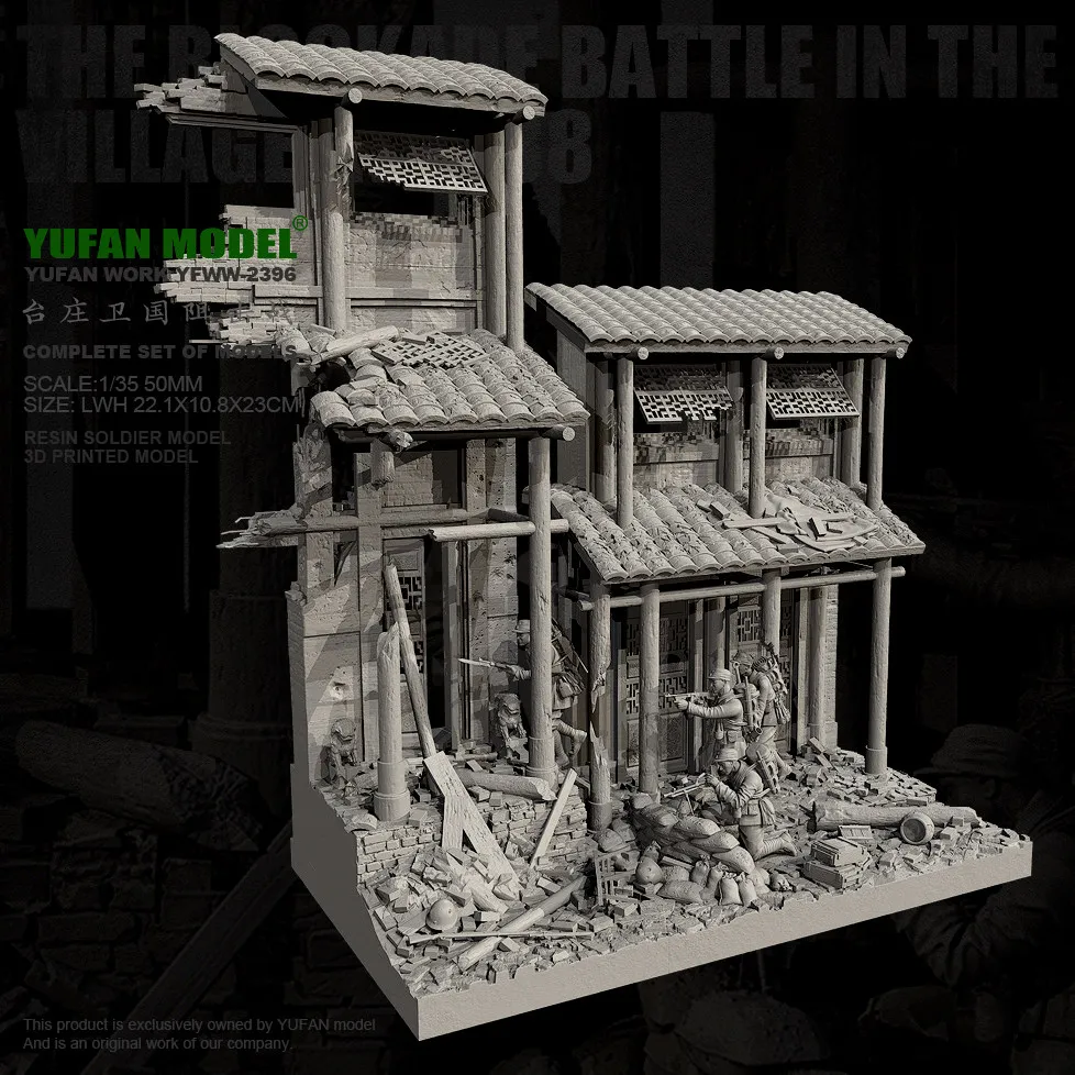 YUFAN MODEL 1/35  (Complete set) Resin model colorless self-assembly and coloring by oneself  YFWW-2396/3D