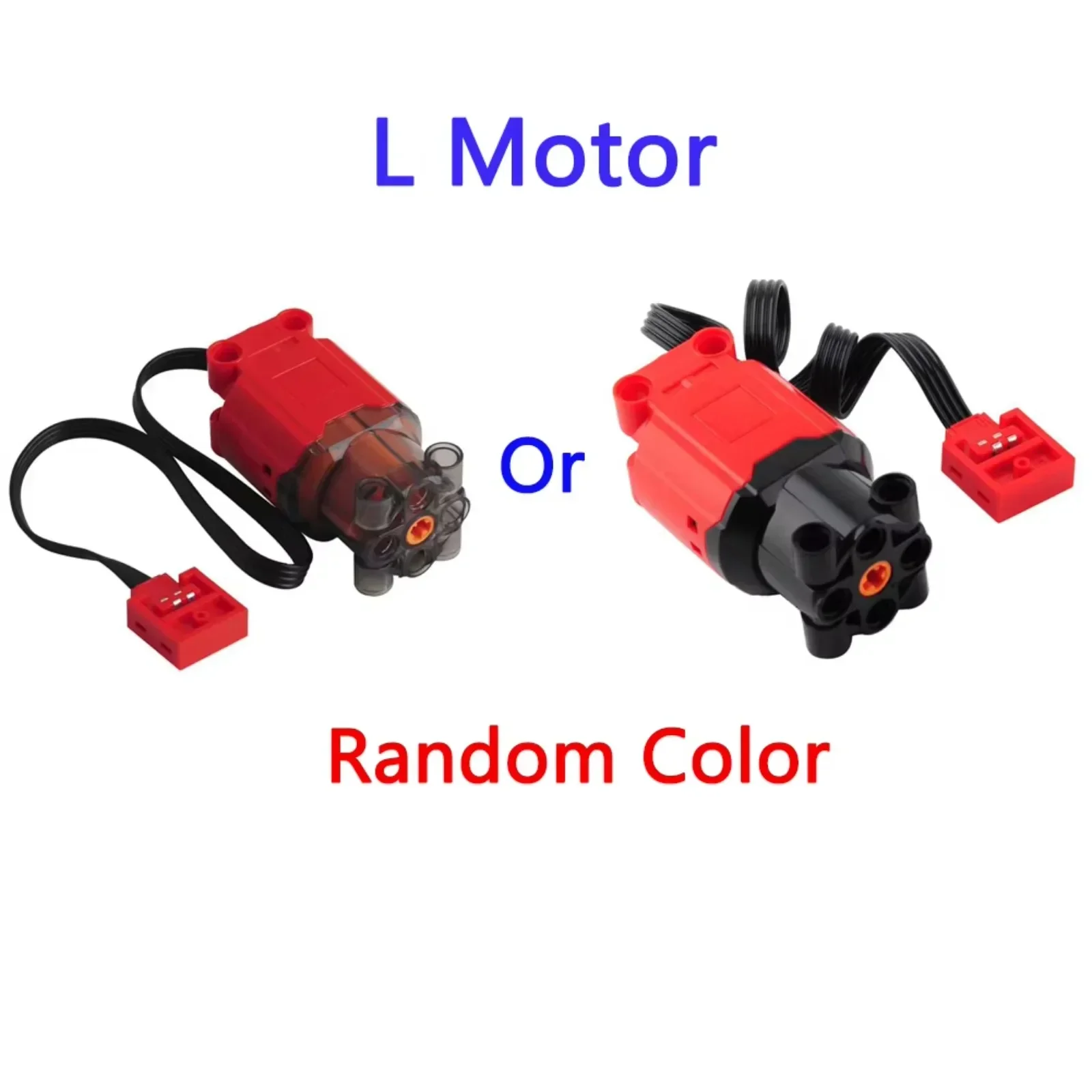 2pcs Enhanced Red L Servo Motor Compatible With Legoeds Power Functions MOC Parts Building Blocks