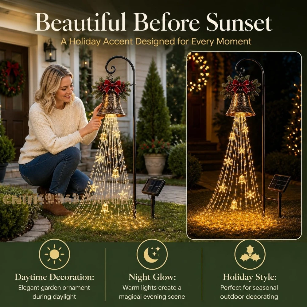 Campanella di Natale a Cascata - Lighting Christmas Decor recensione e prezzo