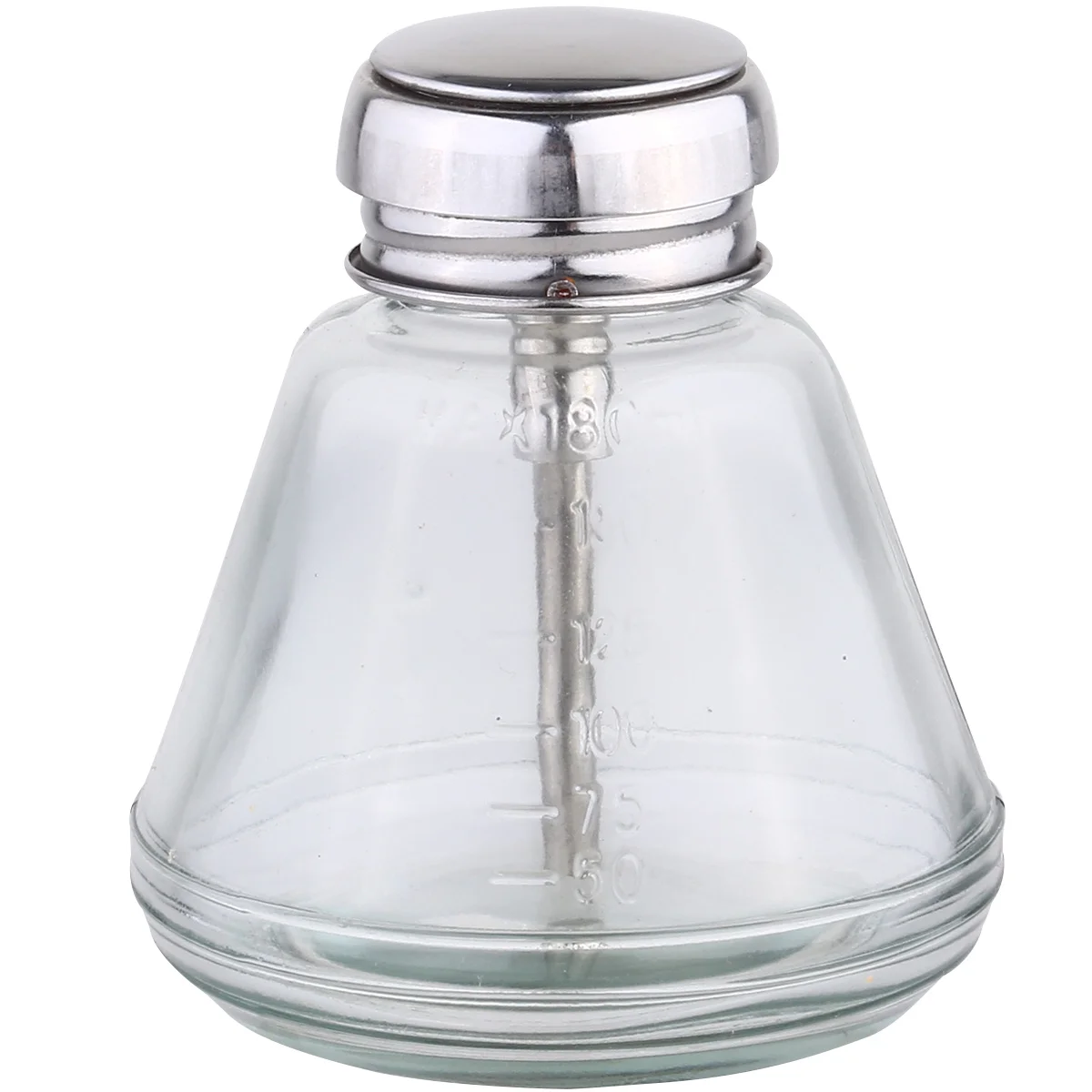 Bouteille de rangement en verre Durable, 180ml, noyau métallique, Portable, sûr pour démaquillant, distributeurs de voyage et de maison, 1 pièce