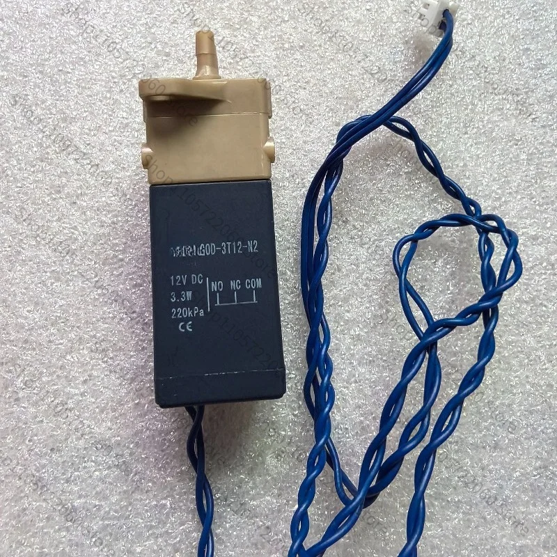 Used Disassembled Spare Parts 3-Way Solenoid Valve GOD-3T12-N2 Mini Air Control Electromagnetic Valve DC12V 3.3W 220kPa
