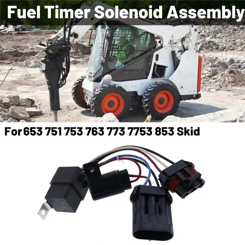 YANA50I 6669415 Excavators Fuel Timer Solenoid Assembly For Bobcat 653 751 753 763 773 7753 853