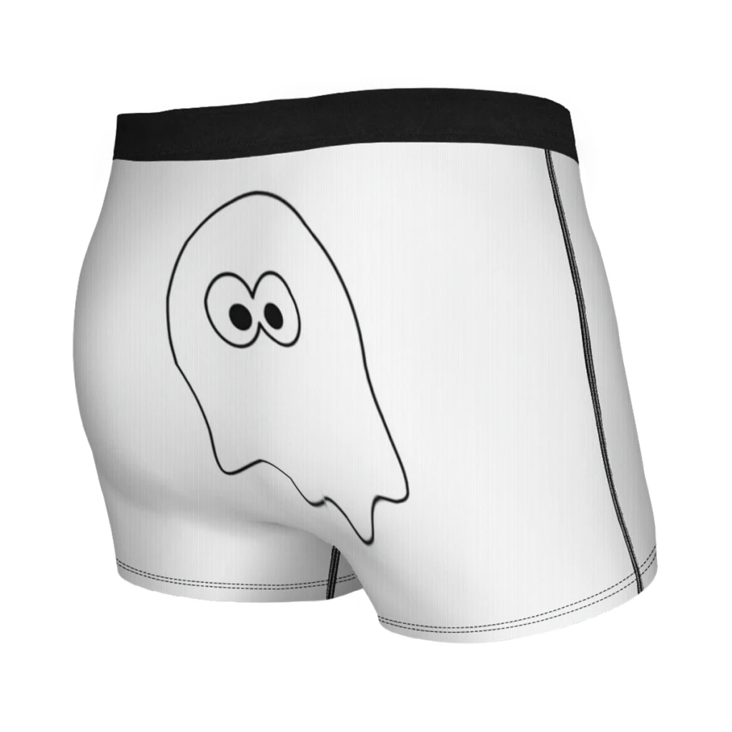 White Ghostly Vibes The Mysterious Strange Underpants Cotton Panties Man Underwear Comfortable Shorts Boxer Briefs